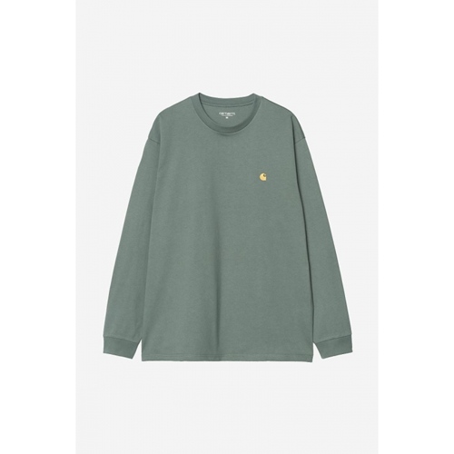 L/S Chase T-Shirt Velvet Green Gold