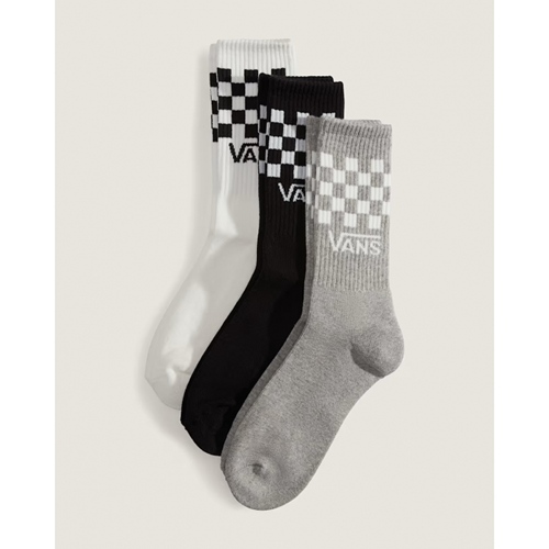 Classic Check Crew Checkerboard Black Wh