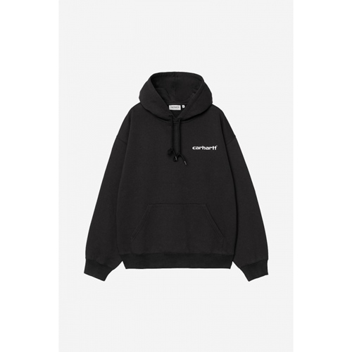 Hooded Caps Sweat Black