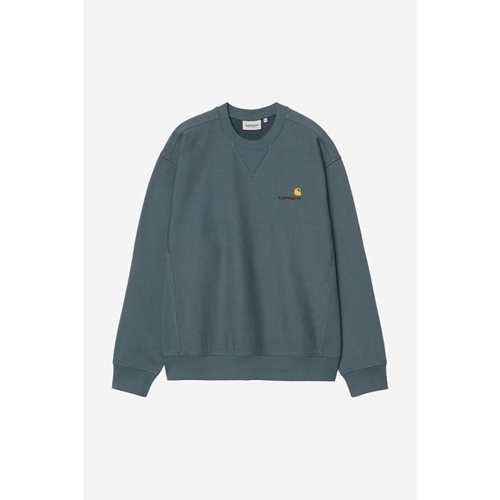 American Script Sweat Office Blue