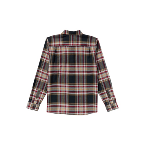 Netastone Flannel LS Hemd Antique Black