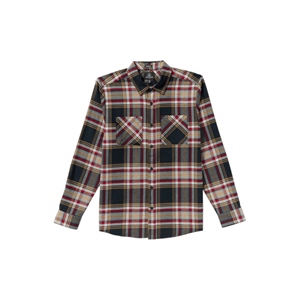 Netastone Flannel LS Hemd Antique Black