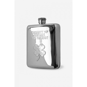 Clover Flask Silver