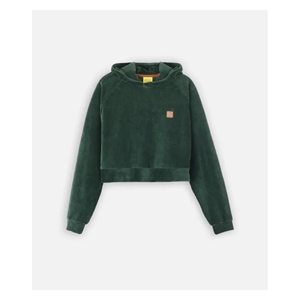 Velvet Hoodie Mountain Green