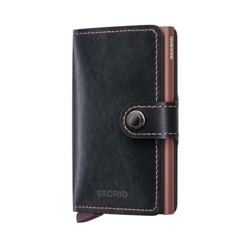 MMi Miniwallet Black Rose Plant Based