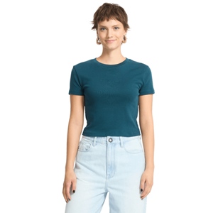Volcom Stone Tight Crop T-Shirt Green