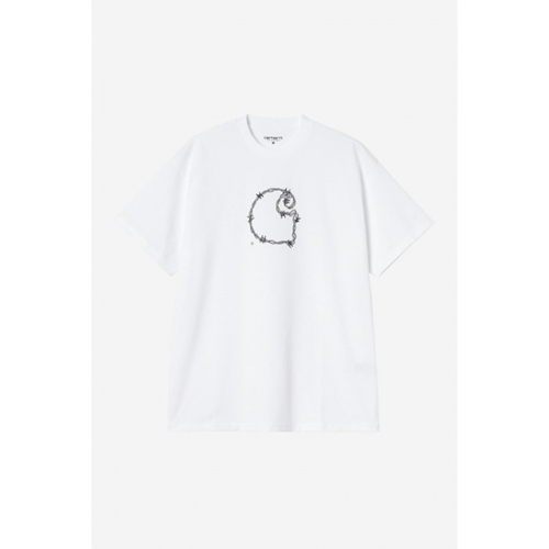 S/S Barbwire C T-Shirt White