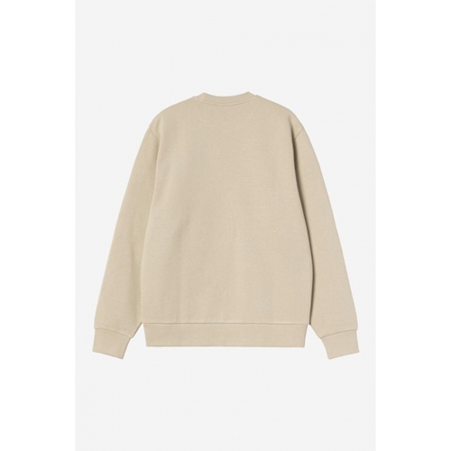 Script Embroidery Sweat Barchan White