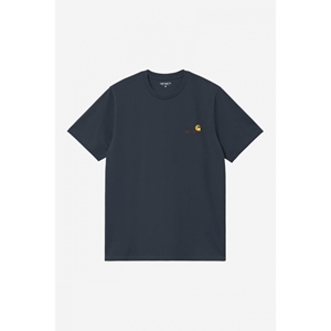 S/S American Script T-Shirt Deep Night