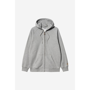 Hooded Chase Jacket Grey Heather Gold