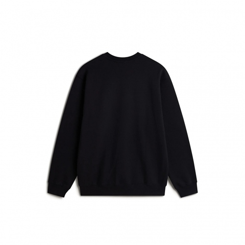 Left Chest II Loose Crew Black