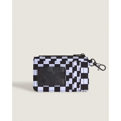 Off The Wall Zip Wallet CHBD Black White