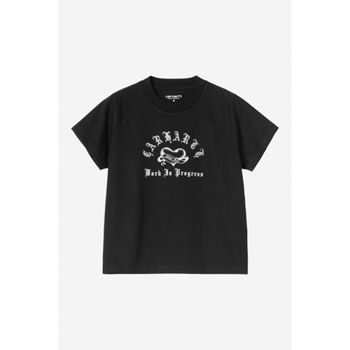 W S/S Honest Work T-Shirt Black White