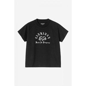 W S/S Honest Work T-Shirt Black White