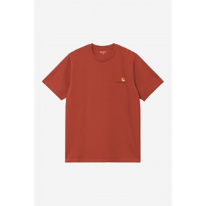 S/S American Script T-Shirt Oxide Red