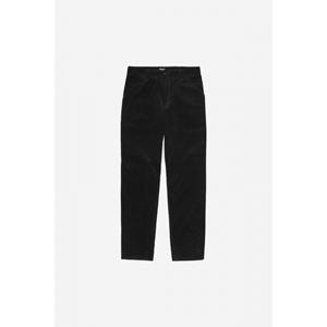 Single Knee Pant Black Rinsed