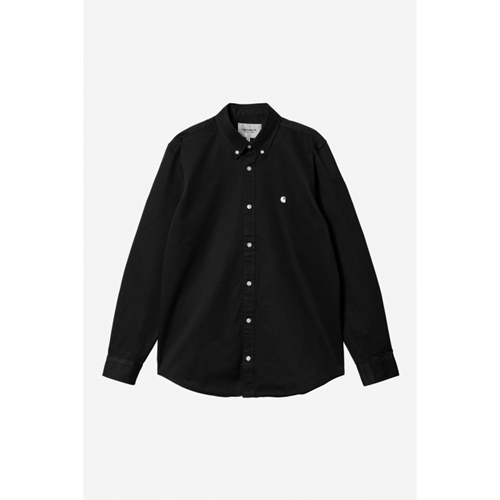 L/S Madison Shirt  Black White