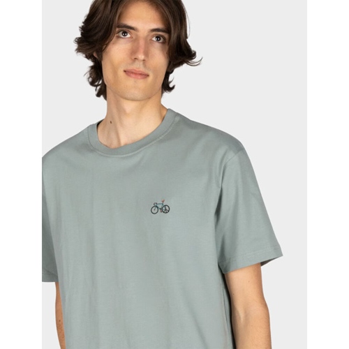 Peaceride Emb Tee Dark Slate