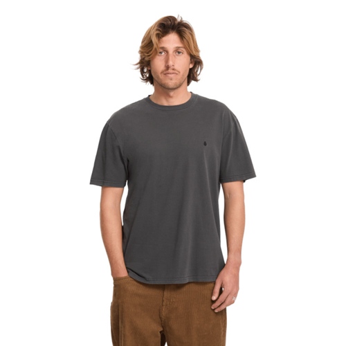 Solid Stone EMB SS T-Shirt Black