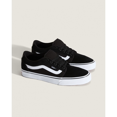Skate Chukka Low Sidestripe BlackWhite