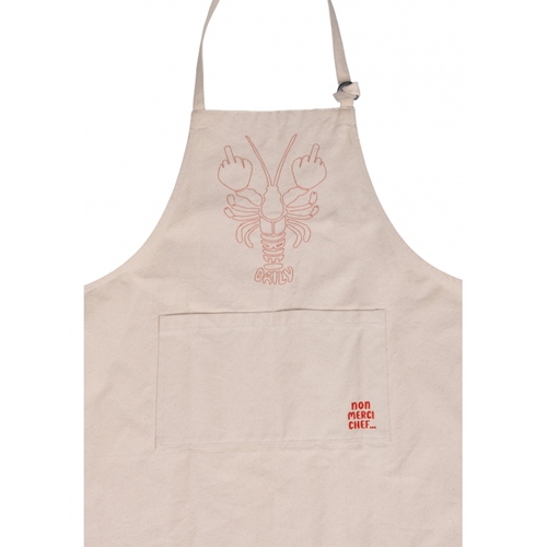 Non Merci Chef Apron Undyed