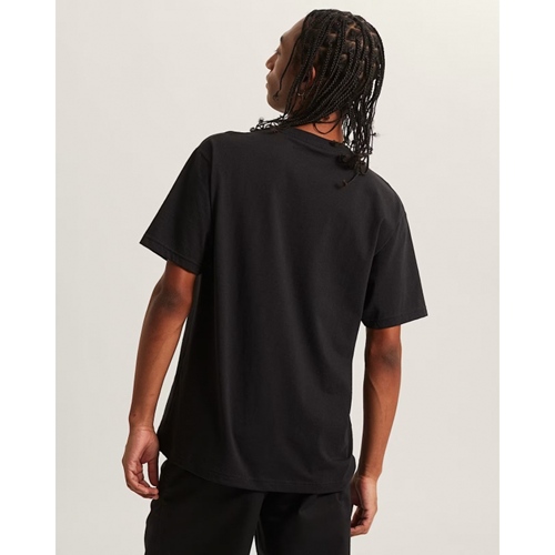 Stretch Logo SS Tee Black White