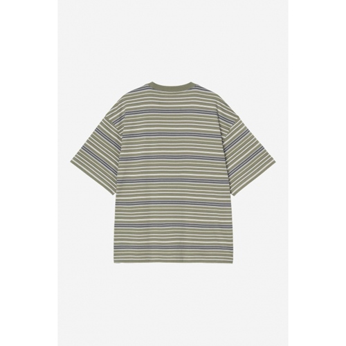 S/S Zane TShirt Zane Stripe Dollar Green