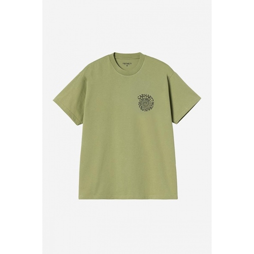 S/S Spirals T-Shirt Gentle Green