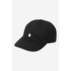 Madison Logo Cap Black White