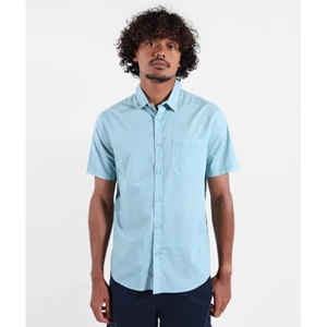 Micromo Short Sleeve Shirt Stone Blue
