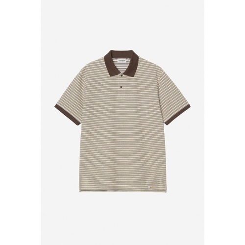 S/S Dion Polo Dion Stripe, Wax