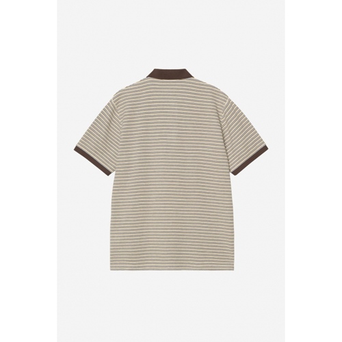 S/S Dion Polo Dion Stripe, Wax