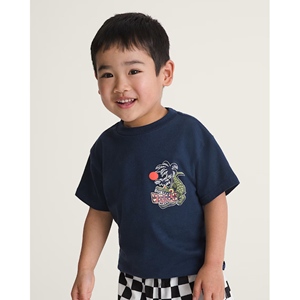 Hangry Croc SS Kids T-Shirt Dress Blues