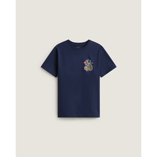 Hangry Croc SS Kids T-Shirt Dress Blues