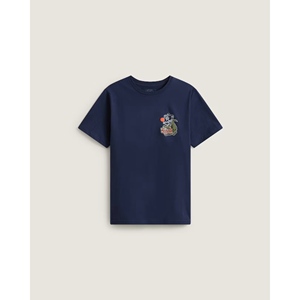Hangry Croc SS Kids T-Shirt Dress Blues