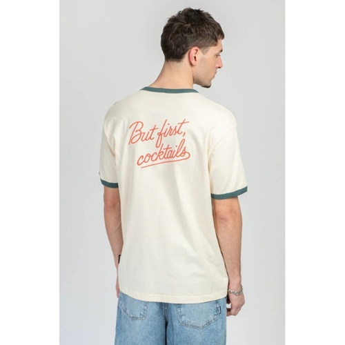 M/C But First Cocktails T-Shirt Ivory