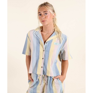 Ally Short Sleeve Shirt Lost Blue