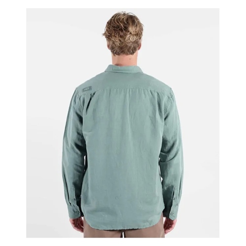Linen Long Sleeve Shirt Cactus