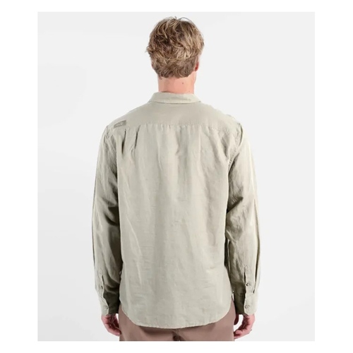 Linen Long Sleeve Shirt Rock