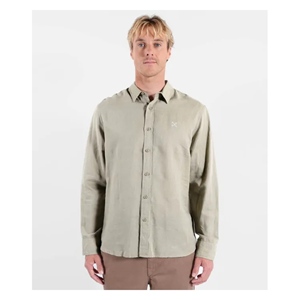 Linen Long Sleeve Shirt Rock