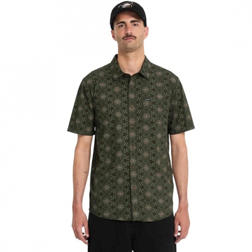 Scaler Stone Woven SS Squadron Green