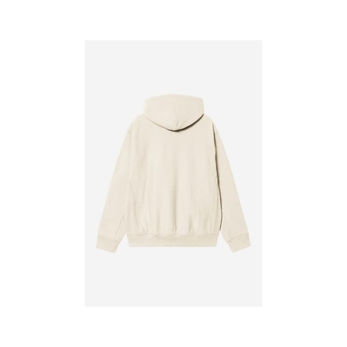 Hooded American Script Jacket Natural