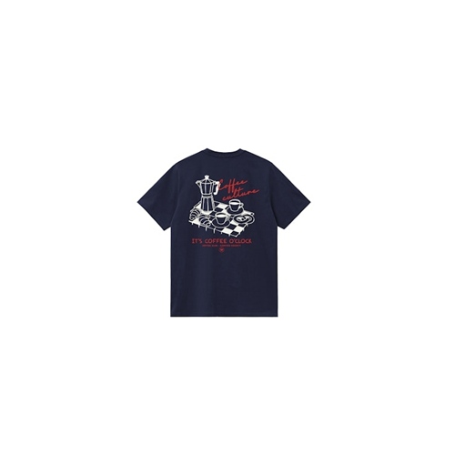 M/C Coffee Time T-Shirt Navy