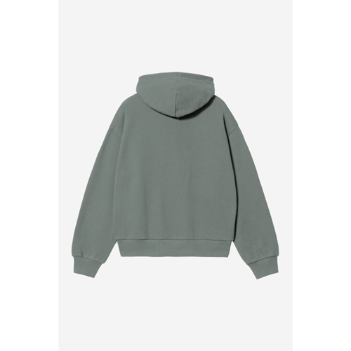 W Hooded Casey Jacket Velvet Green Silve