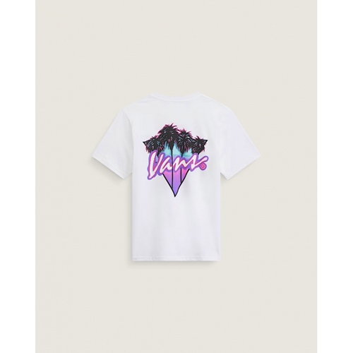 Palm Drive SS Kids T-Shirt White
