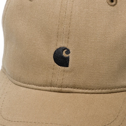 Madison Logo Cap Leather Black