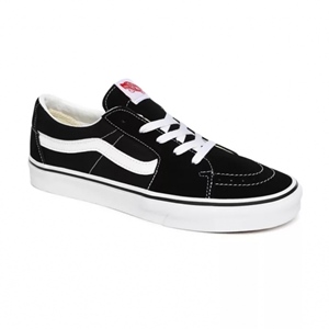 UA Sk8 Low Black True White