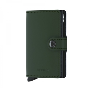 MM Matte Green Black Miniwallet