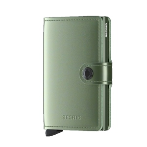 MMe green Miniwallet metallic