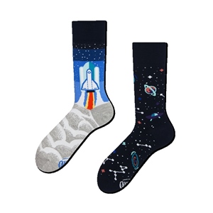 Many Mornings Socken Space Trip